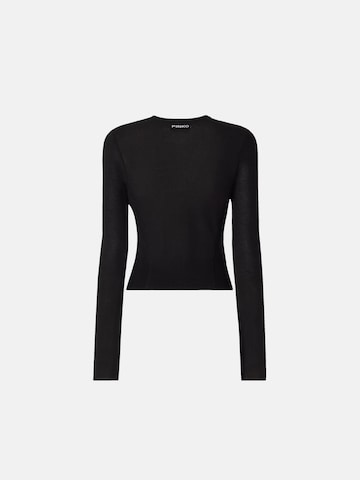 PINKO Gebreid vest 'PINKO METEORA CARDIGAN Maglieria' in Zwart