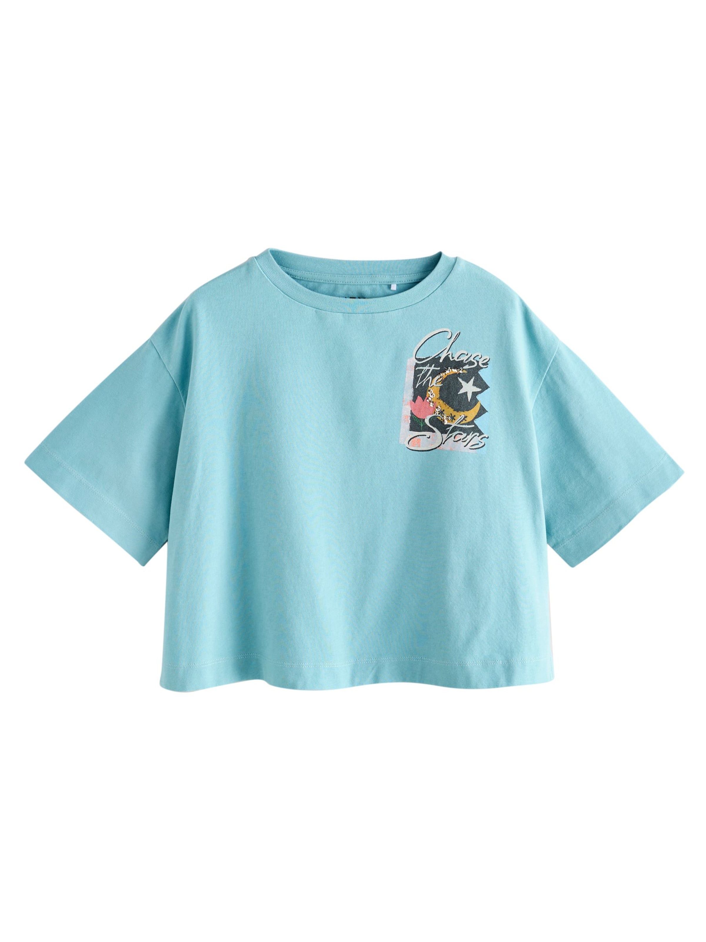 Next Shirt in Blue: front