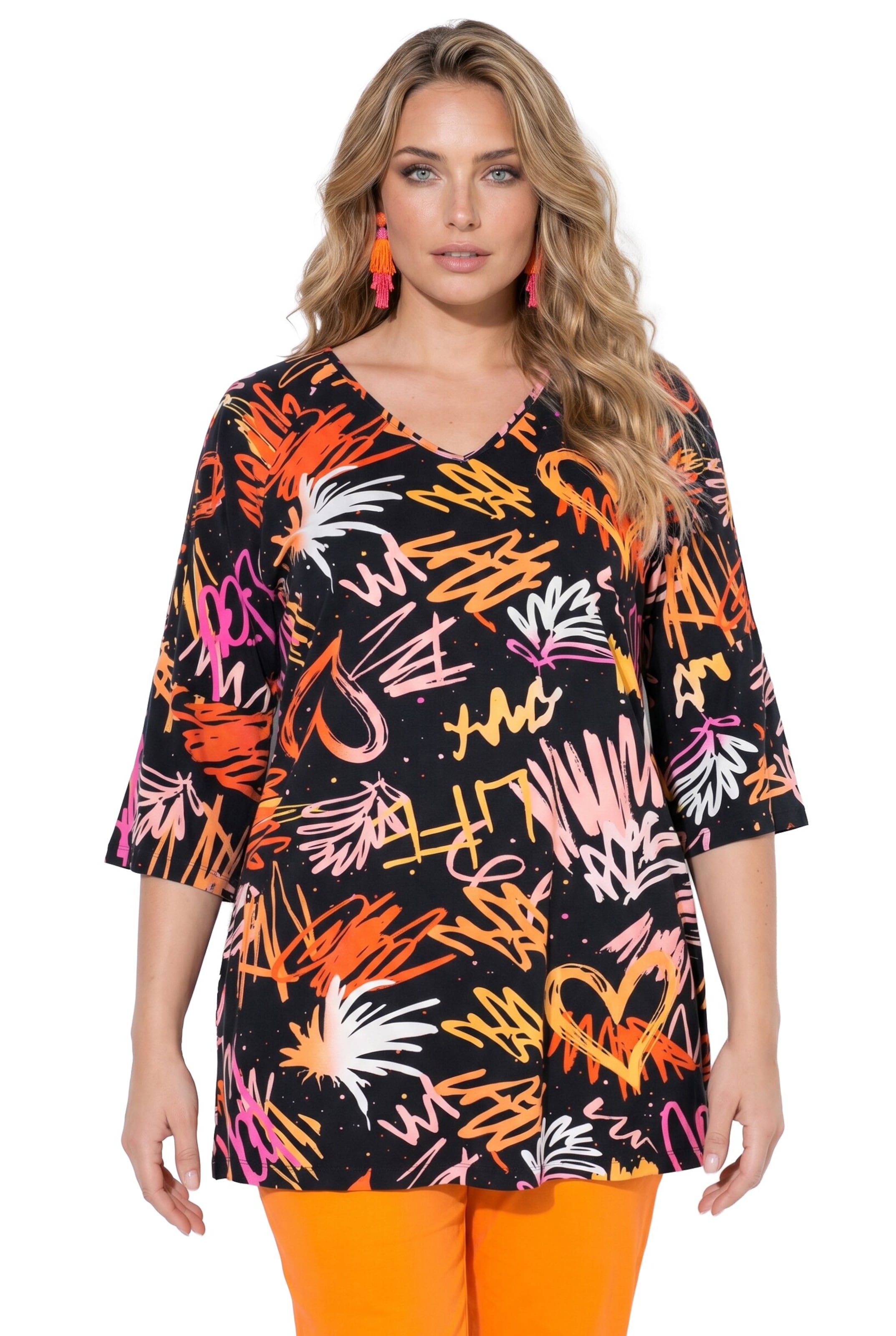 Angel of Style Tuniek in Zwart: voorkant
