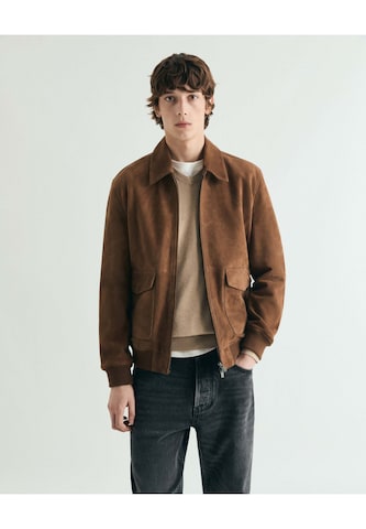 Scalpers Between-Season Jacket 'Zeke' in Brown: front