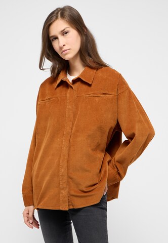 MUSTANG Bluse in Braun: Vorderseite