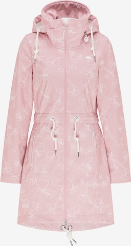 Manteau fonctionnel Schmuddelwedda en rose : devant