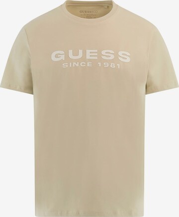 GUESS - Camiseta en verde: frente