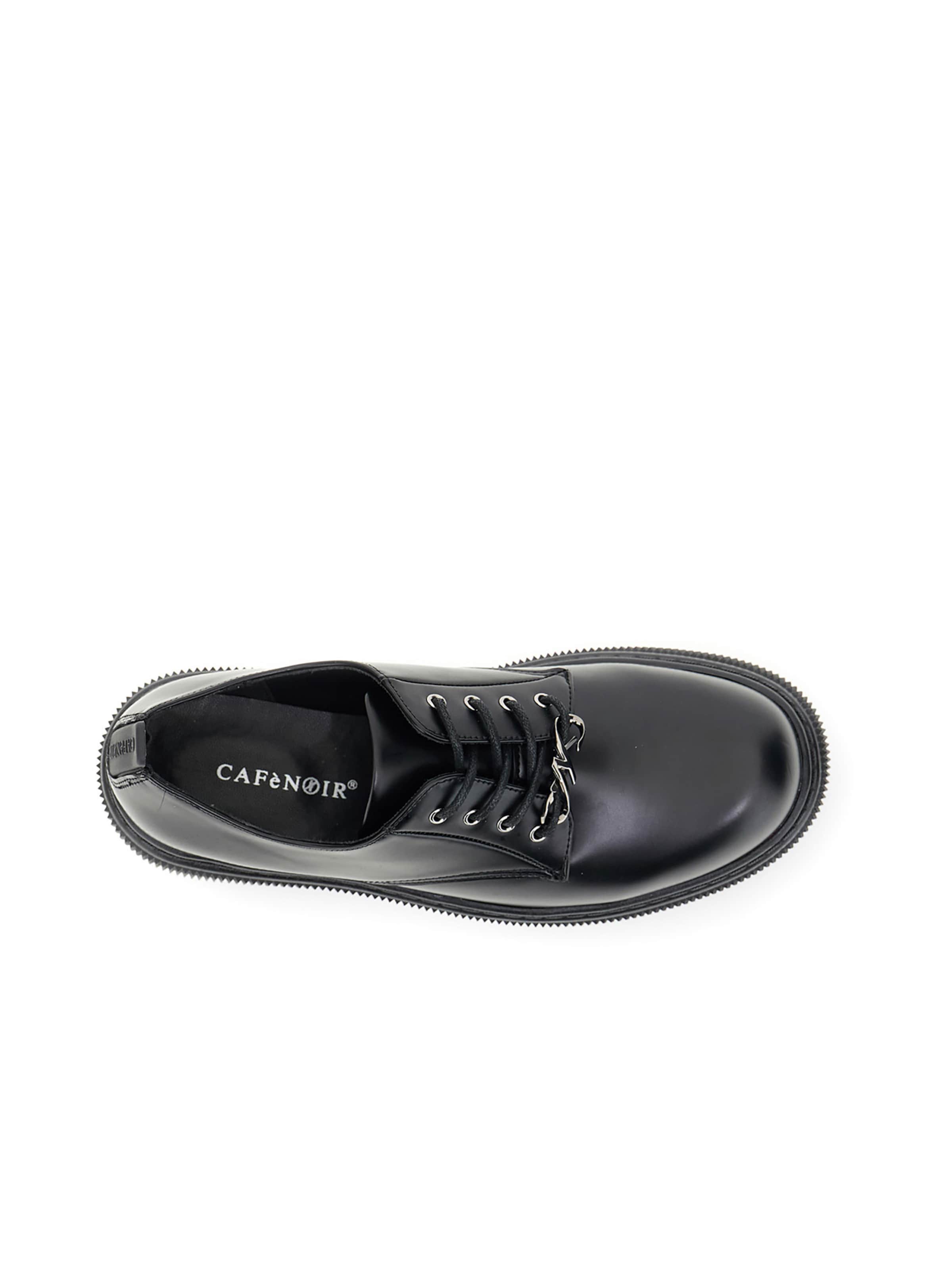 CAFè NOIR Veterschoen in Zwart
