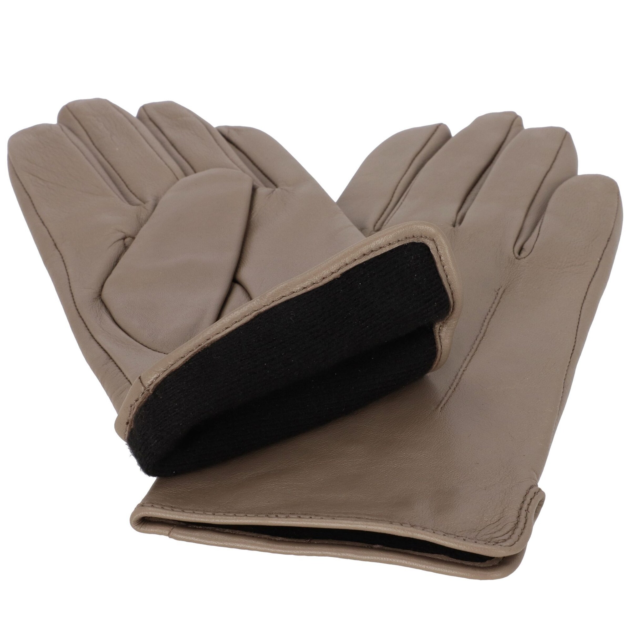 KESSLER Full Finger Gloves 'Carla' in Beige
