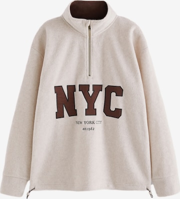 Next Collegepaita värissä beige: etupuoli