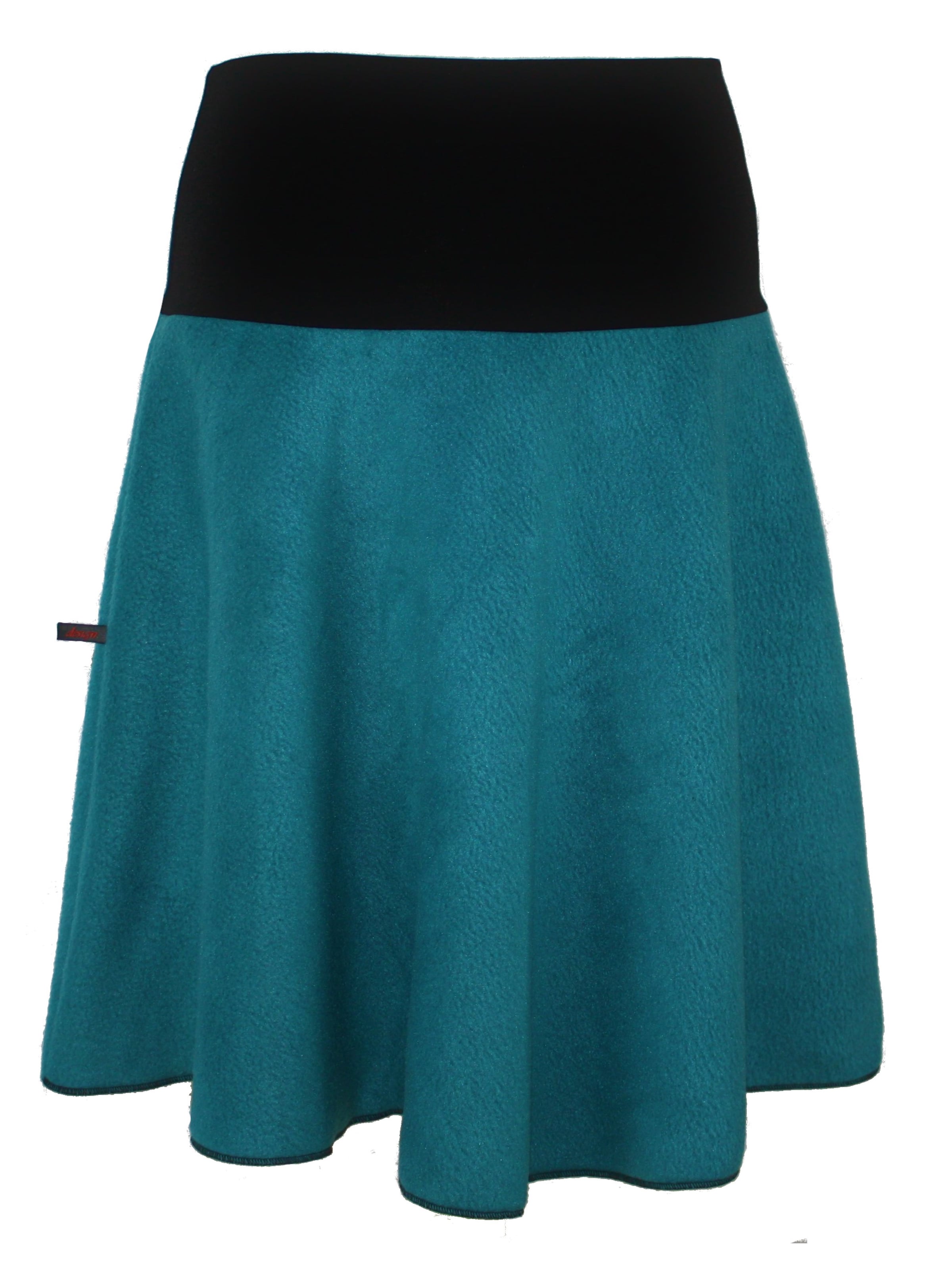 dunkle design Rock 'A-Linie Fleece'‌‌‌‌‌ in Grün: Vorderseite