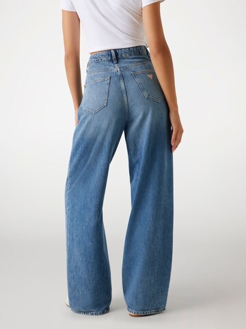 GUESS Loosefit Jeans 'Sexy Palazzo' in Blau