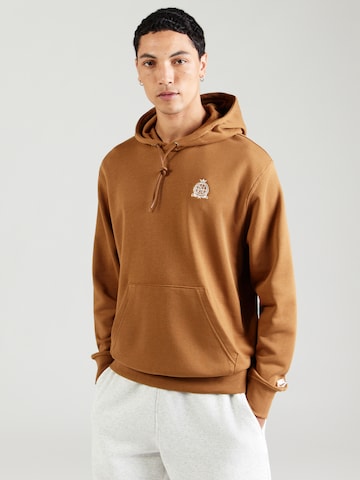 Nike Sportswear Sweatshirt 'Club' in Braun