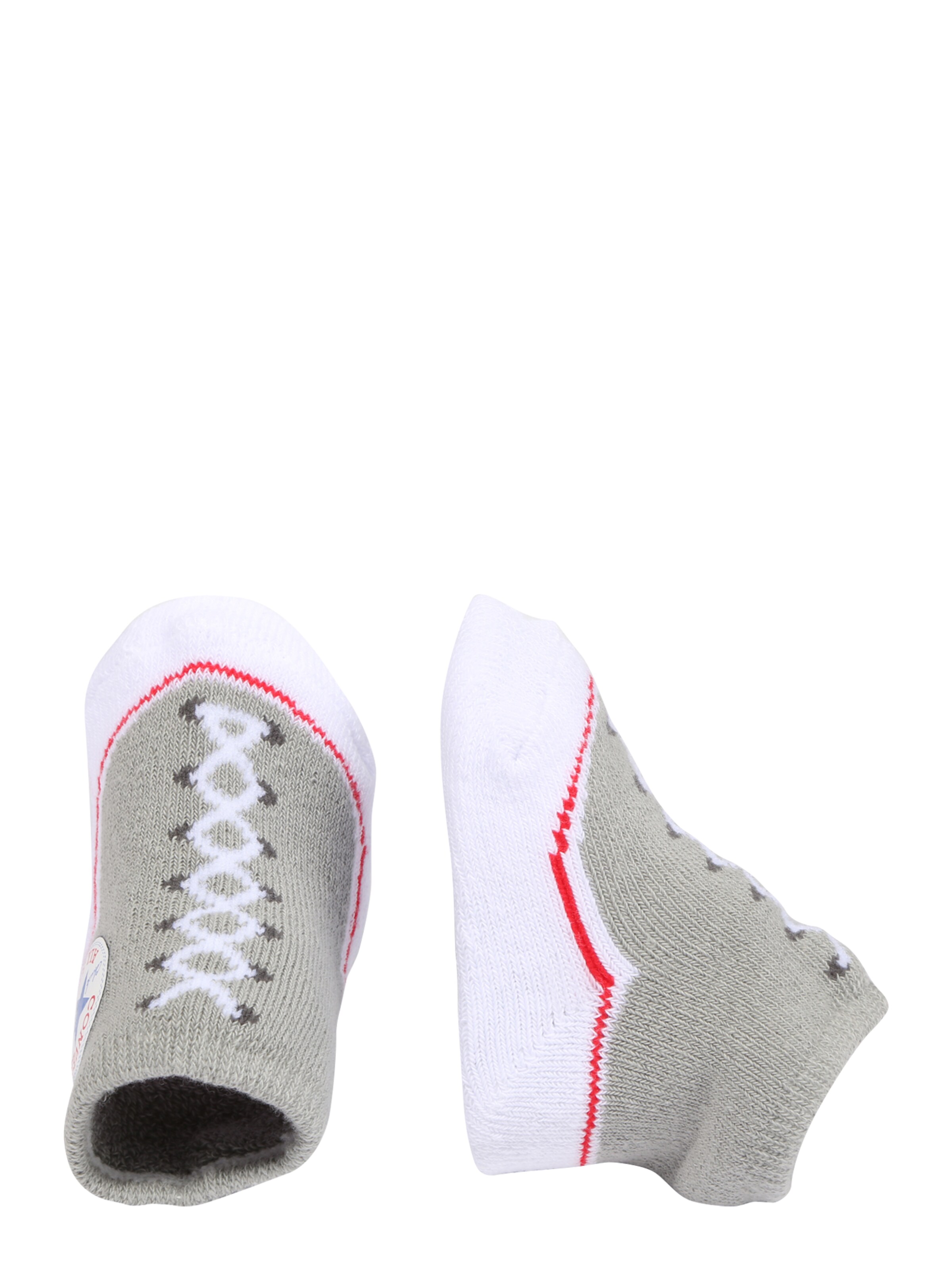 CONVERSE Обычный Носки 'Chuck Taylor' в Серый