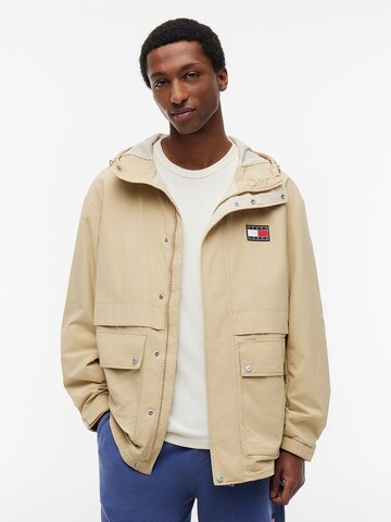 Veste mi-saison Tommy Jeans en beige : devant