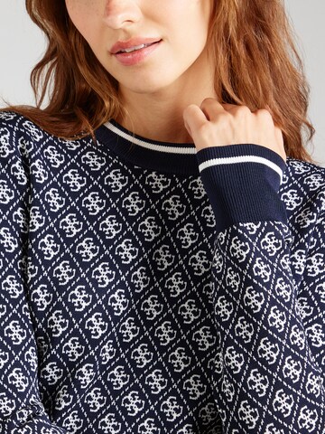 GUESS Sweter 'LISE' w kolorze niebieski