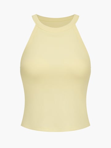 cfab (formerly creamy fabrics) Top 'Neck Holder Bra Top' in Gelb: Vorderseite