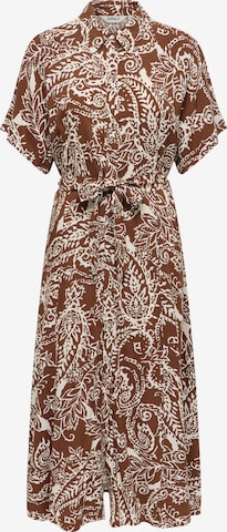 ONLY - Vestido camisero 'ONLSafa' en marrón: frente