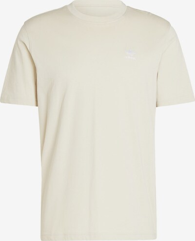 ADIDAS ORIGINALS T-Krekls 'Trefoil Essentials', krāsa - gaiši bēšs / balts, Preces skats