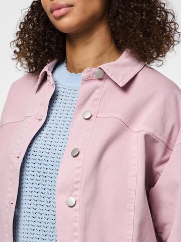 PIECES Overgangsjakke i pink