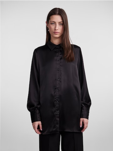 Y.A.S Blouse 'Pella' in Zwart: voorkant