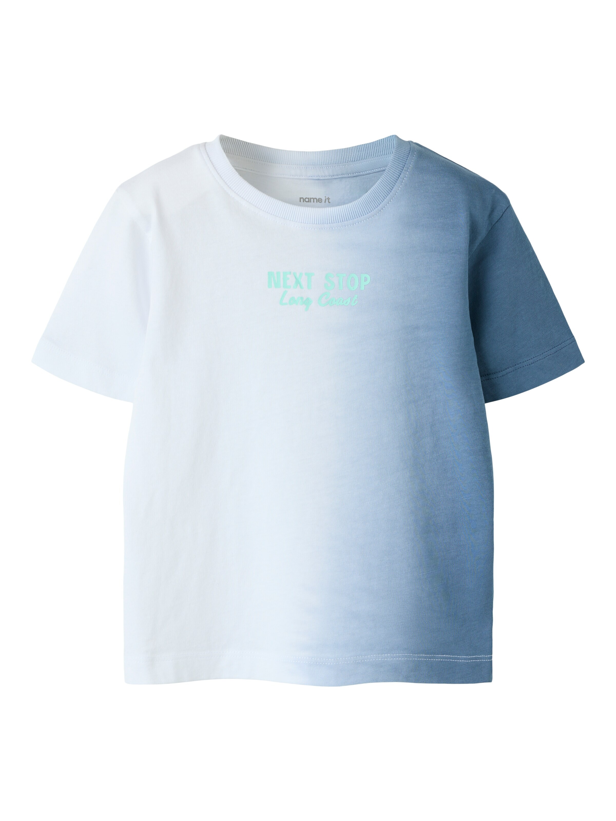 NAME IT Shirt 'NMMFIBLO' in Blau: Vorderseite