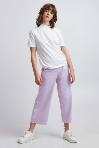 Wide Leg Pantalon à pince 'KATE' ICHI en violet