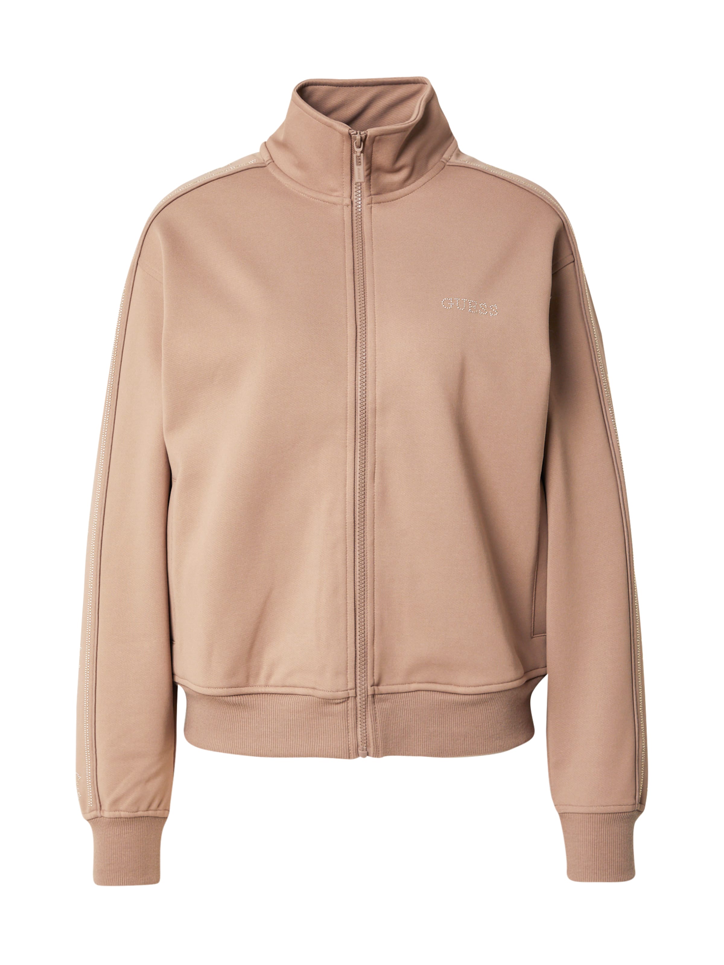 GUESS - Sudadera con cremallera 'OCTAVIA' en gris: frente