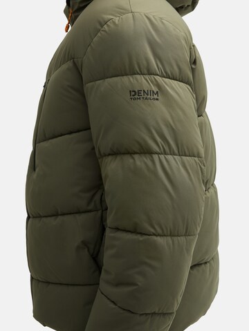 TOM TAILOR DENIM Winterjas in Groen