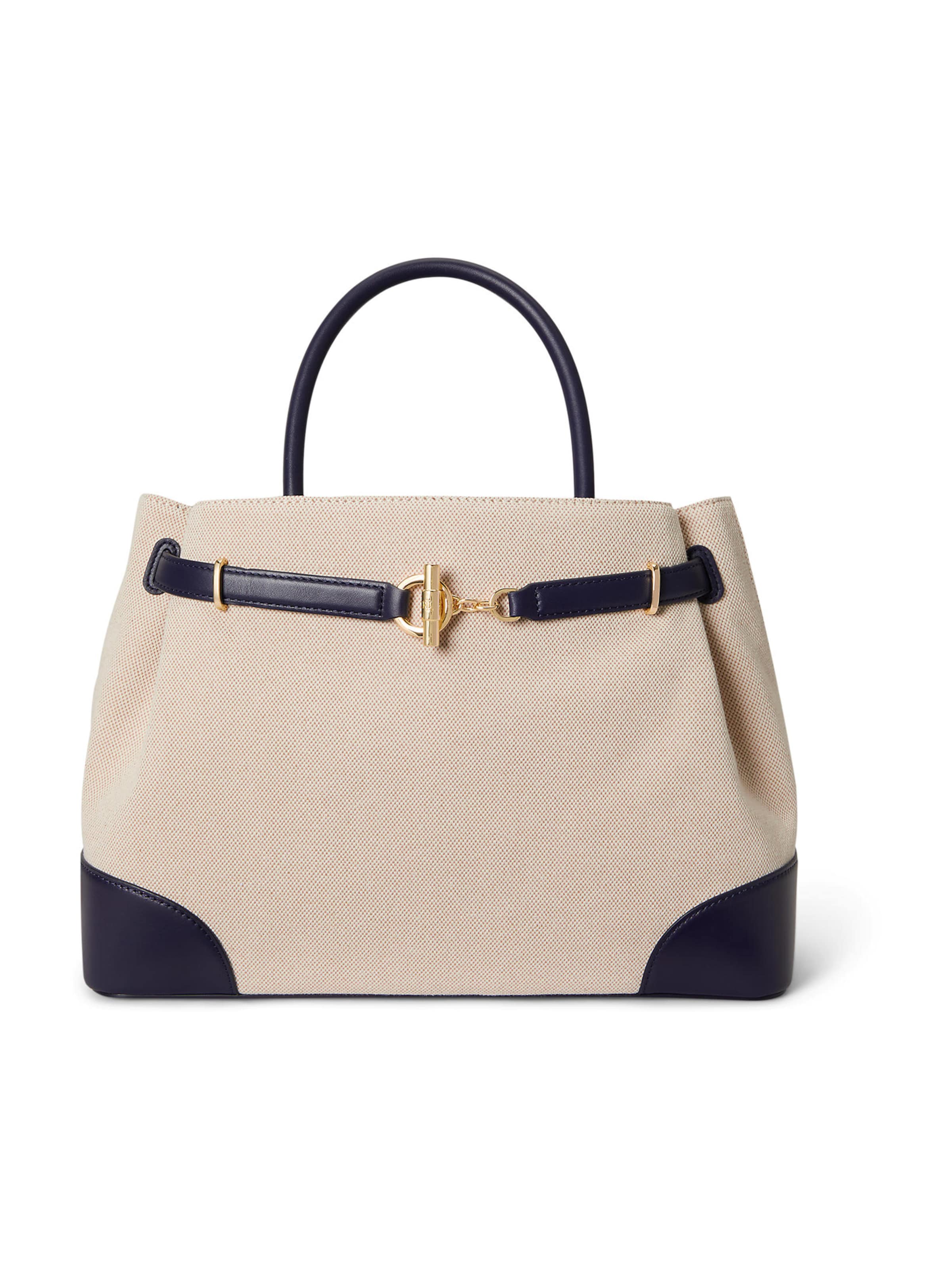 Lauren Ralph Lauren Τσάντα χειρός σε μπεζ: μπροστά