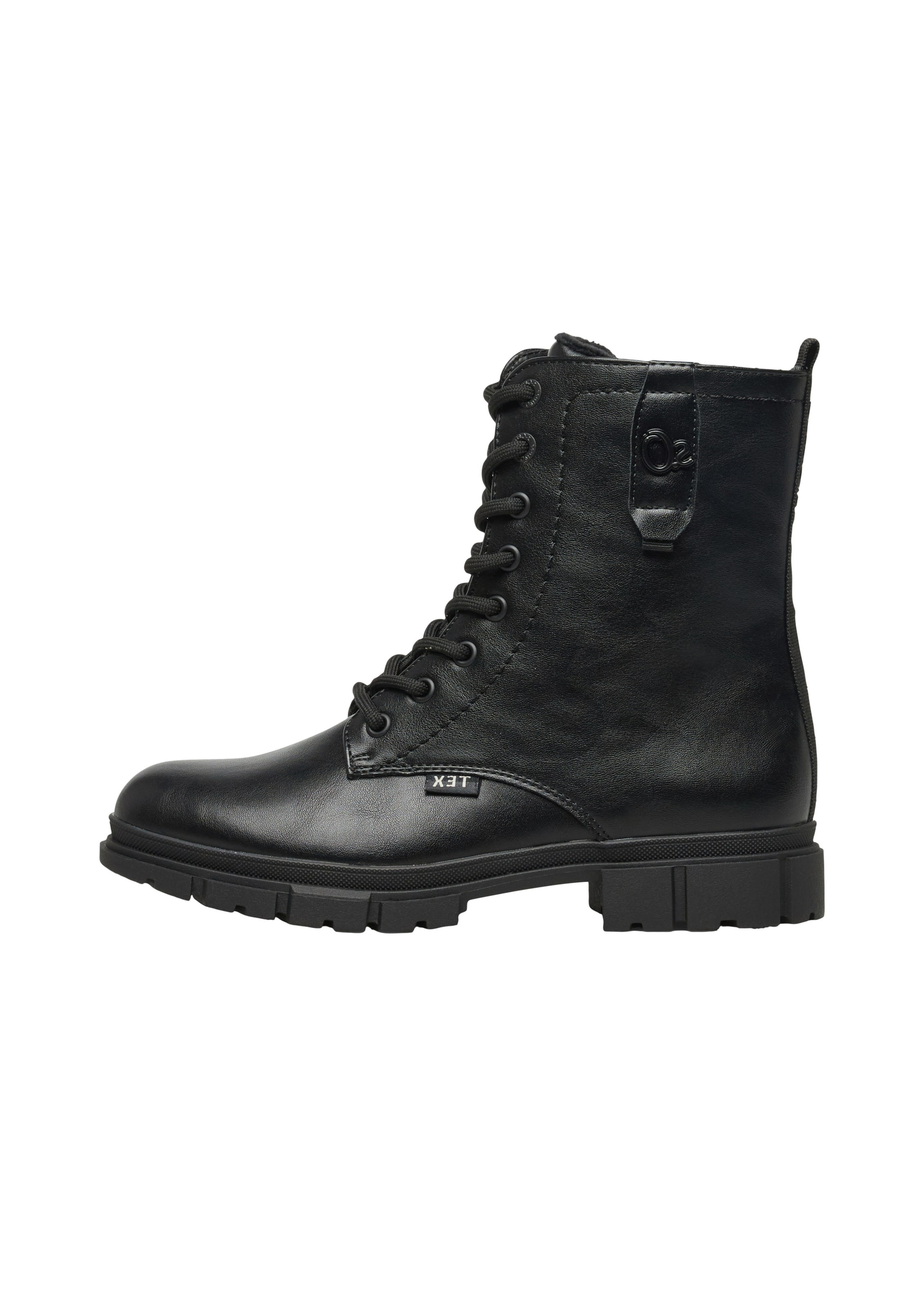 s.Oliver Boot in Black: front