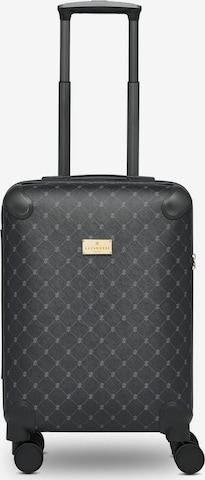 Trolley 'Palermo ' di Lazarotti in nero: frontale