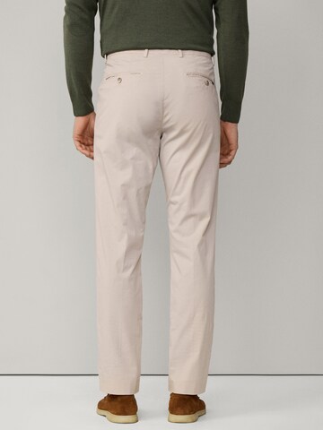 Hackett London Обычный Брюки со складками в Бежевый