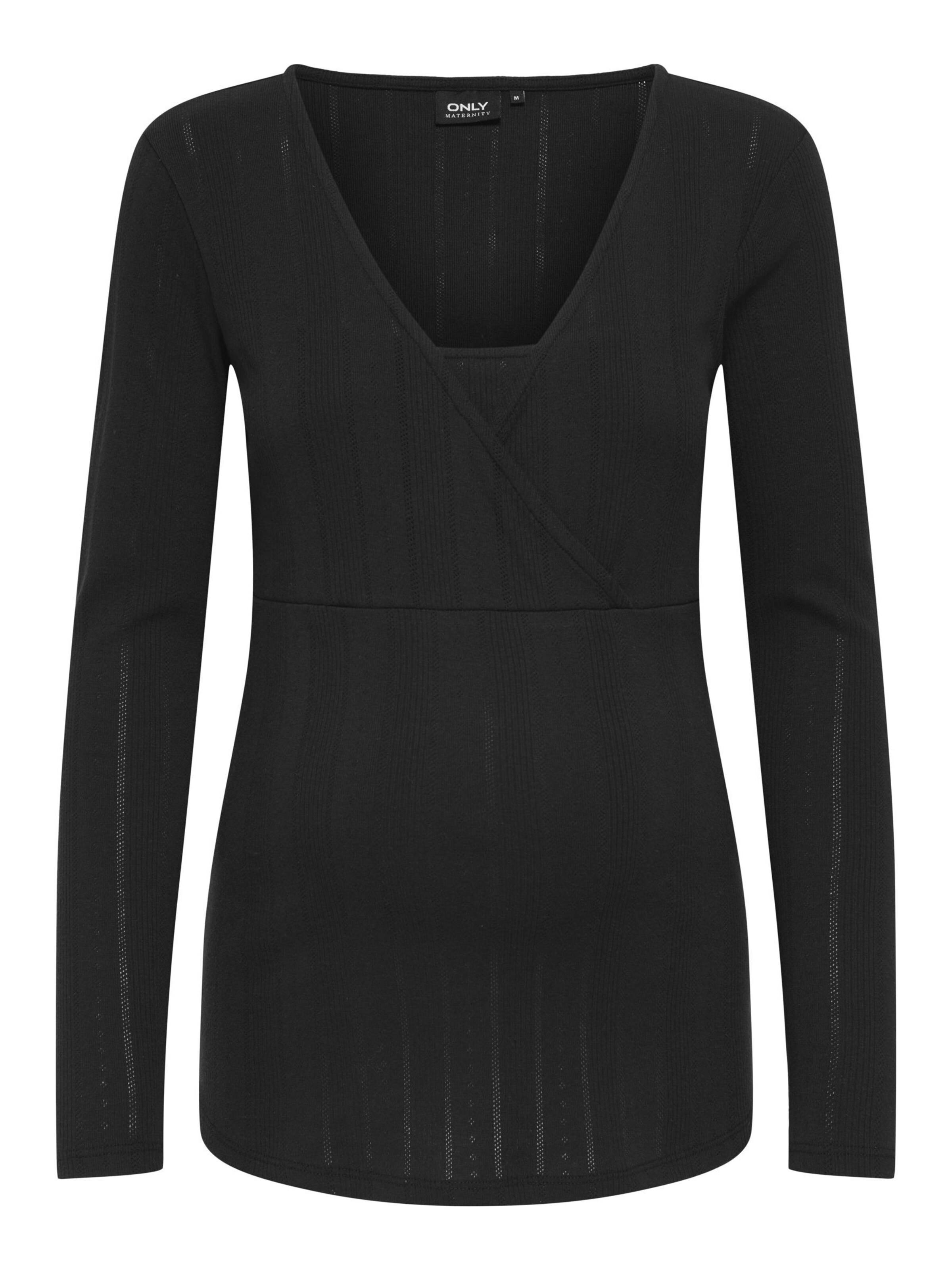 Only Maternity - Camiseta en negro