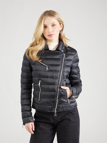 No. 1 Como Between-Season Jacket in Black: front