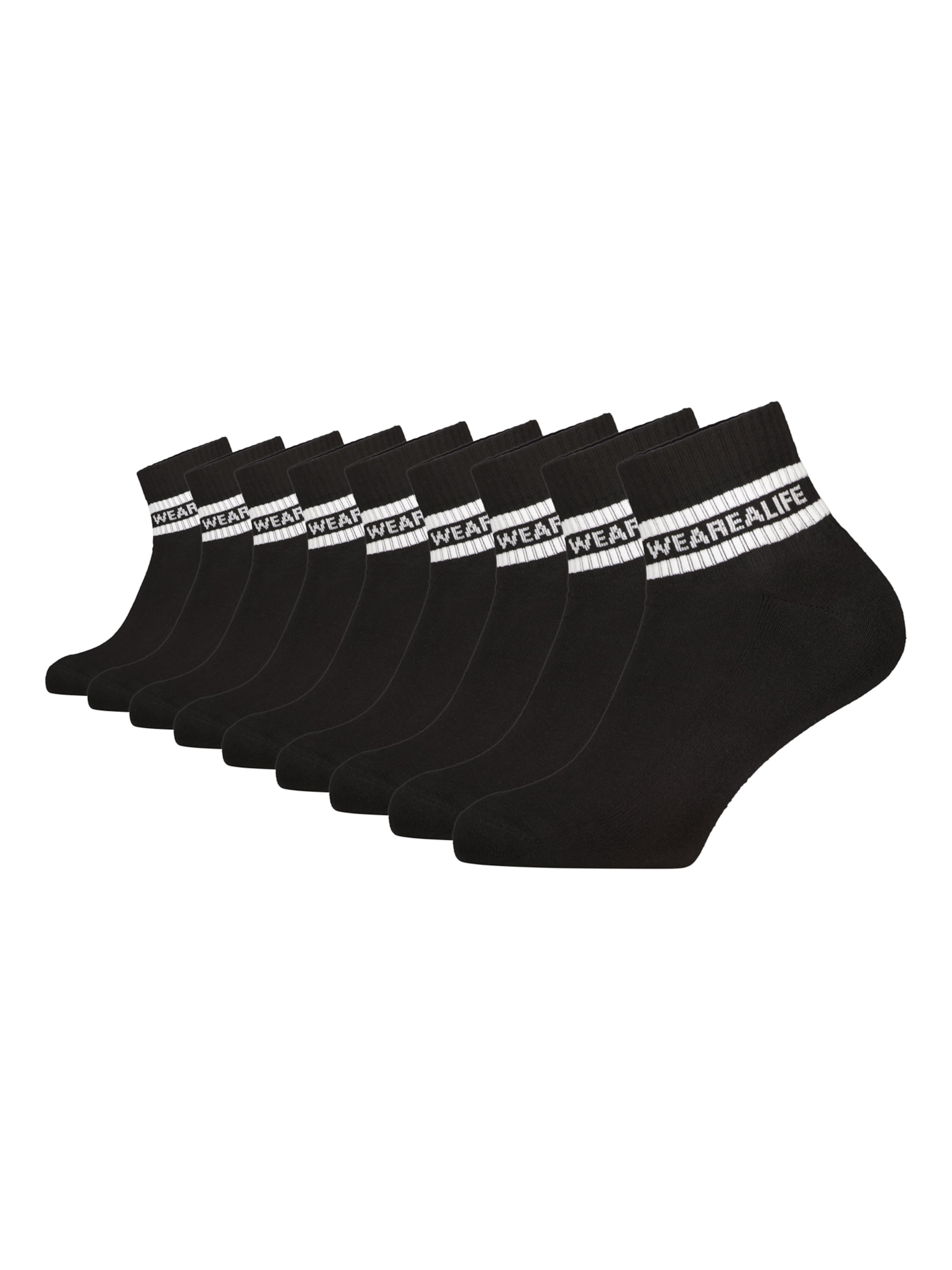 Alife and Kickin Socken 'RikaAK' in Schwarz: Vorderseite