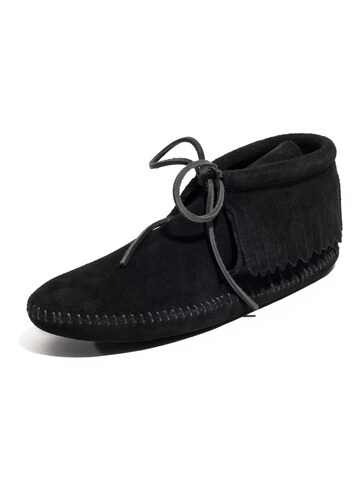 Minnetonka Мокасины в Черный: спереди