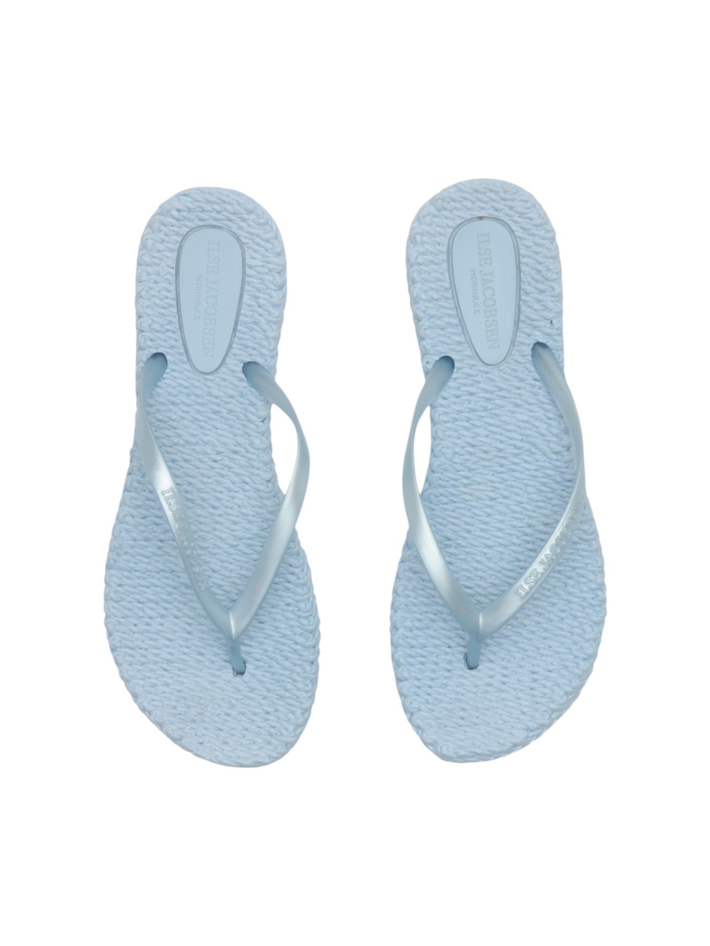 ILSE JACOBSEN T-Bar Sandals 'CHEERFUL02' in Blue