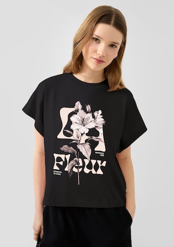 QS Shirt in Black: front
