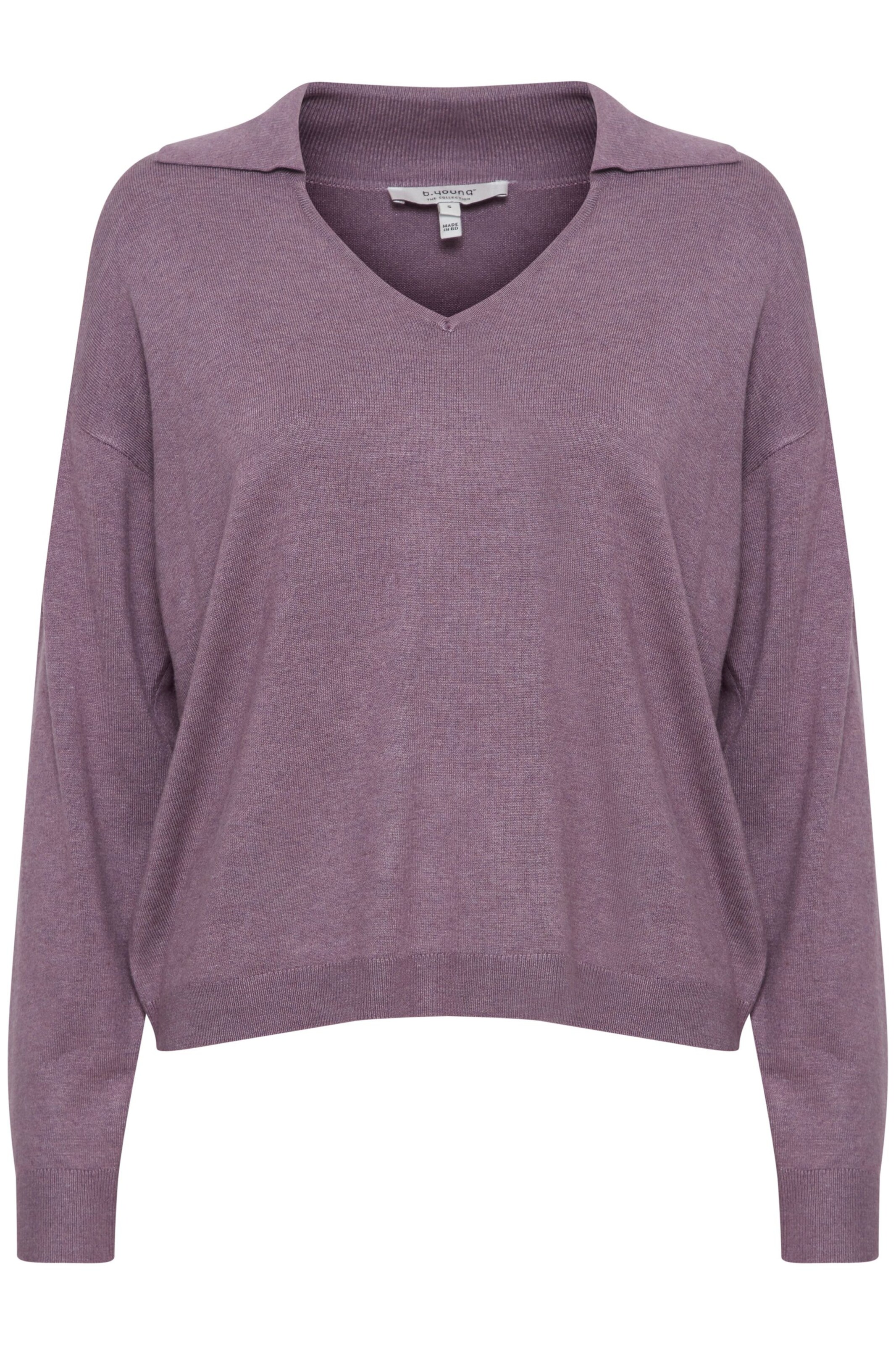 b.young Sweater 'BYPimba' in Purple: front