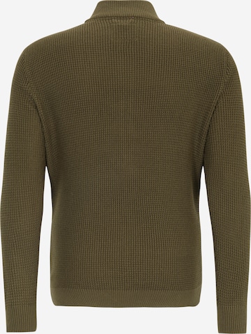 Jack & Jones Plus - Cárdigan 'BLACK' en verde