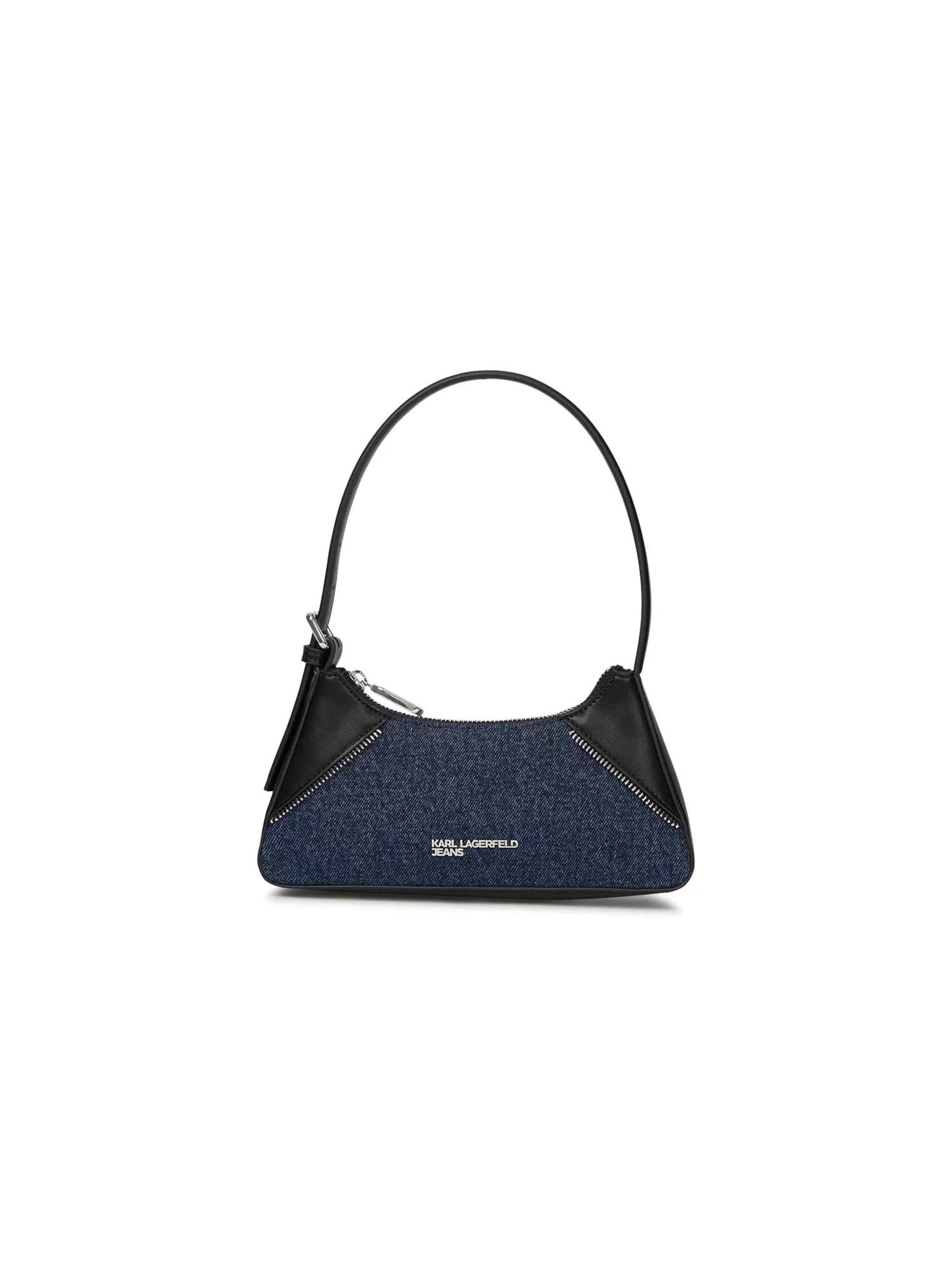 Sac bandoulière 'Rebel' KARL LAGERFELD JEANS en bleu : devant