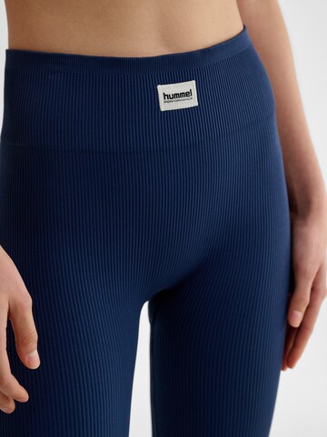 Hummel Skinny Sports trousers in Blue