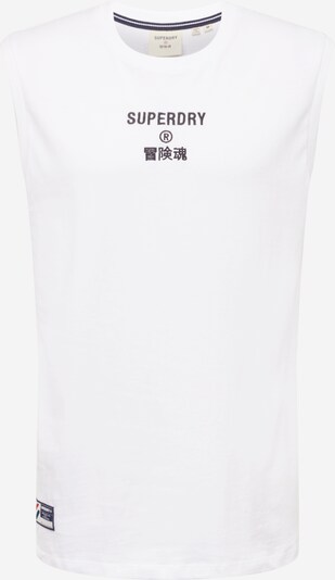 Superdry Shirt 'Corporate' in schwarz / weiß, Produktansicht