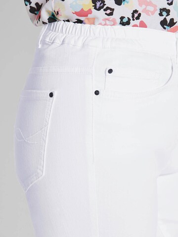 Coupe slim Jean 'Bella' Goldner en blanc