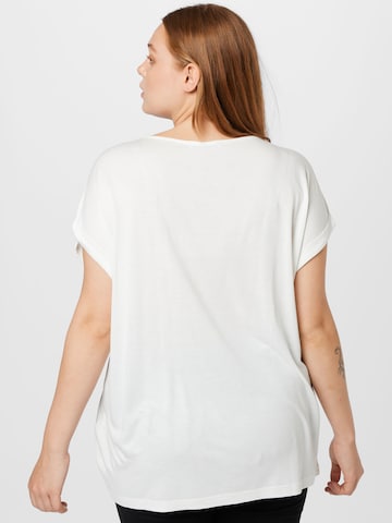 ABOUT YOU Curvy - Camiseta 'Camille' en blanco