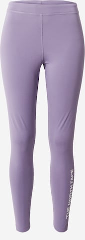 Skinny Pantalon de sport 'W ZUMU LEGGING' THE NORTH FACE en violet : devant