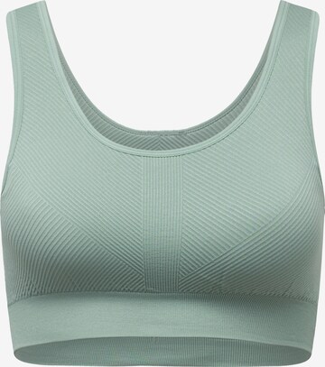 Born Living Yoga Bustier Sport bh 'Mere' in Groen: voorkant