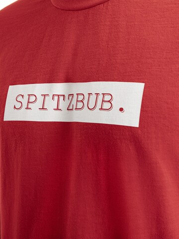 SPITZBUB T-Shirt 'Udo' in Rot
