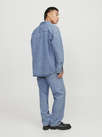 JACK & JONES Comfort fit Koszula 'JORSantorini' w kolorze niebieski