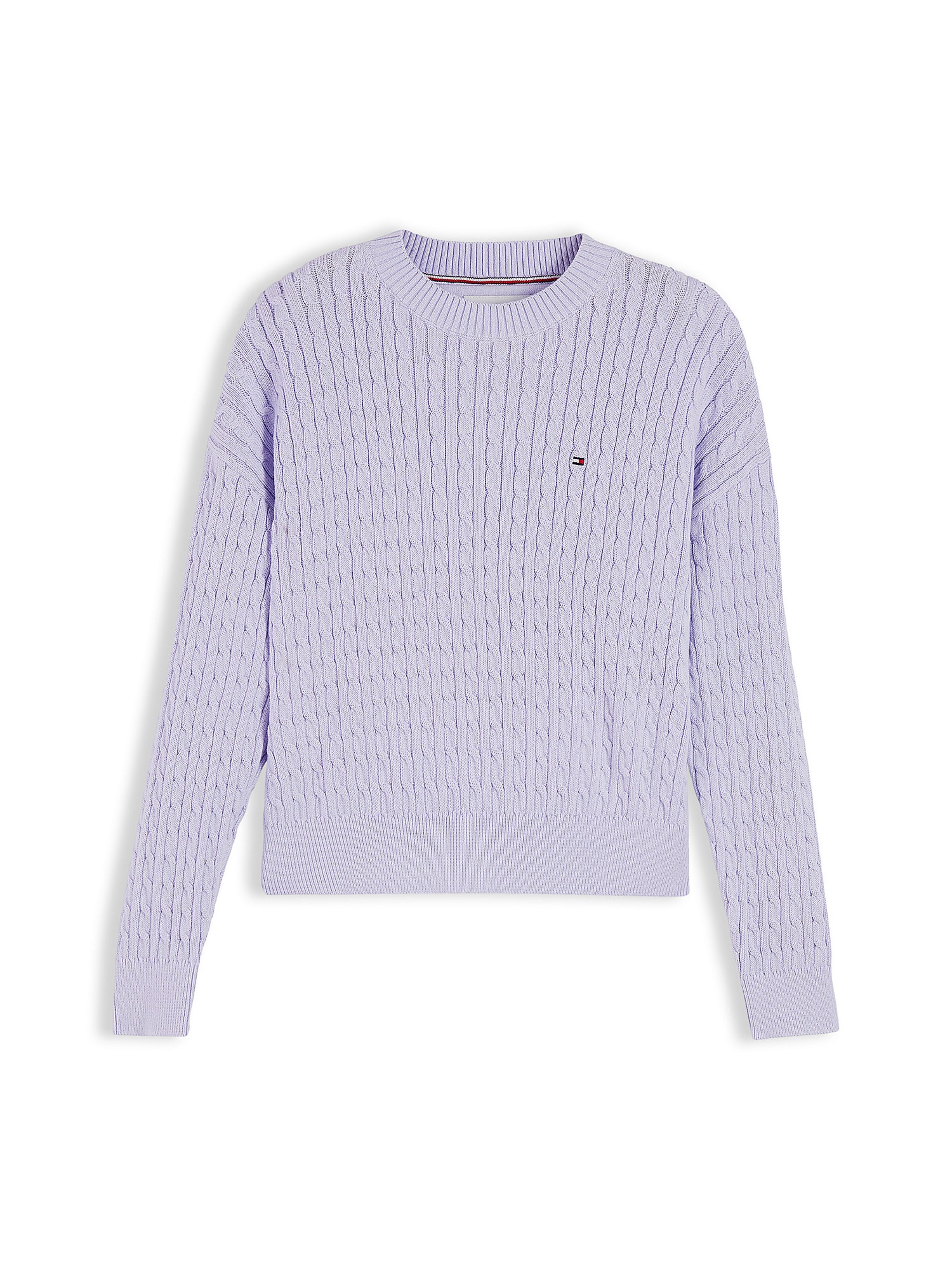 TOMMY HILFIGER Pullover in Lila: Vorderseite