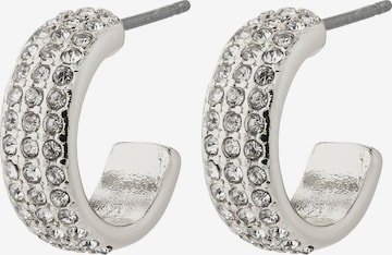 Pilgrim Náušnice 'Matylda' - Strieborná: predná strana