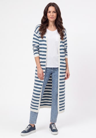 usha BLUE LABEL - Sobretudo de malha 'Casual' em azul