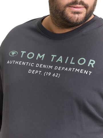 TOM TAILOR Men + Shirt in Schwarz